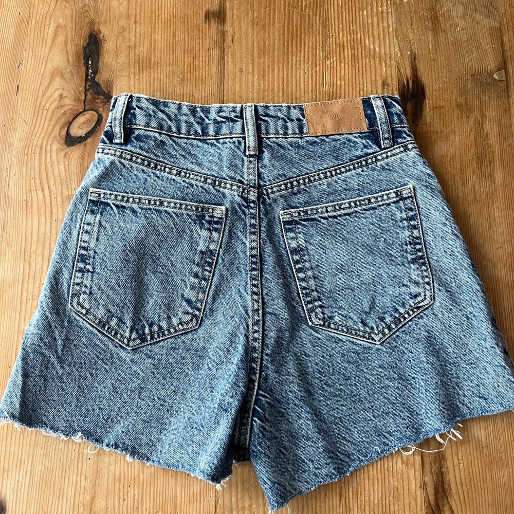 Zara Cutoff Denim Shorts
